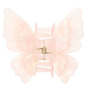 Dark Butterfly Hair Claw Pale Rose
