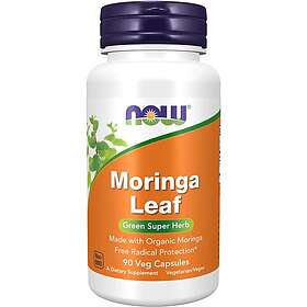 Now Org Moringa Leaf 400 mg 90 st