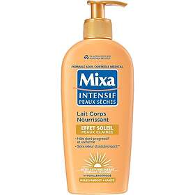 Mixa Intensif Peaux Sèches  Lait Corps Nourrissant Effet Soleil  Autobronzant