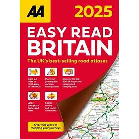 AA Easy Read Atlas Britain 2025