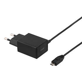 Deltaco USB-AC75 230V till 5V USB, 2,1A, 1x USB Micro B