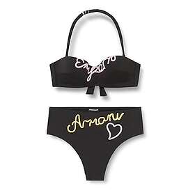 Emporio Armani Band & High Brief Emrboidery Signature Bikini Set 