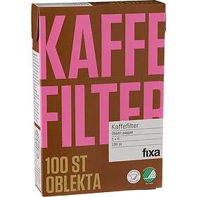 Fixa Kaffefilter Oblekt 1x4 100st