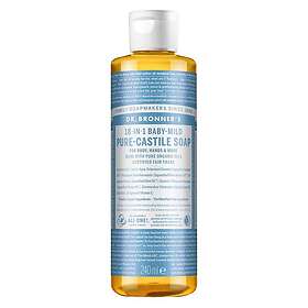 Dr. Bronner's 18-in-1 Unscented Baby Mild Pure Castile Soap 240ml