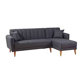 Hanah Home Hörn/bäddsoffa 225 85