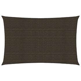 vidaXL Solsegel 160g/m² brun 2,5x5 m HDPE 311786