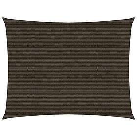 vidaXL Solsegel 160g/m² brun 2x3 m HDPE 311777