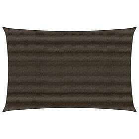 vidaXL Solsegel 160g/m² brun 4x7 m HDPE 311795