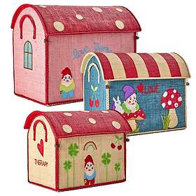 Rice Förvaringskorg 3 Delar Love Therapy