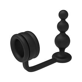 Dream Toys Ramrod Cockring with Beaded Anal Plug