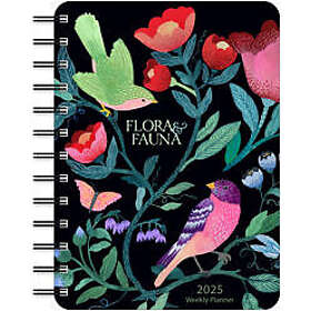 Flora & Fauna by Malin Gyllensvaan 2025 Weekly Planner Calendar