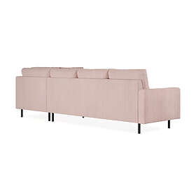 Trademax Peppe 4-sits Soffa med Schäslong Höger Rosa 1490064