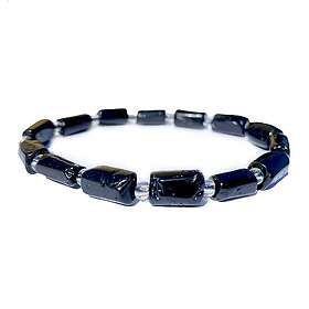 Kristallpunkten Armband Turmalin (polygon) 10-14mm