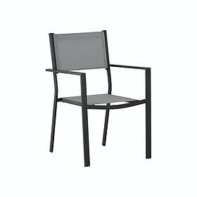 Venture Home Matstol Copacabana Stacking Chair Black/Grey 4231-622