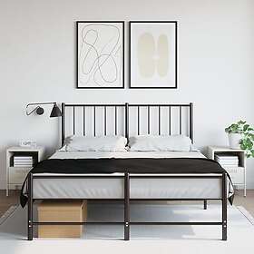 vidaXL Sängskåp 2 st vit 36x39x50,5 cm kallvalsat stål 843065