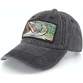 Skillfish Big Pike 382 Snow Washed Black Denim Dad Cap