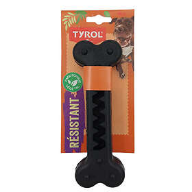 Tyrol Hundleksak Cronos Bones Medium Svart Naturgummi 18,5 cm