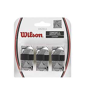 Wilson Unisex DAZZLE OVERGRIP Tennis Dampener, Vit, NS