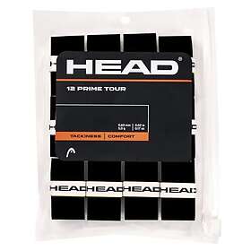 Head Prime Tour Pack of 12 tennis grip, Black, One Size