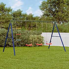 vidaXL Gungställning med gungor och stege 3283623