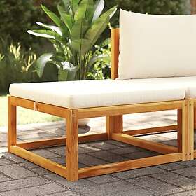 vidaXL Fotpall för trädgården 65x65x29 cm massivt akaciaträ 3278939