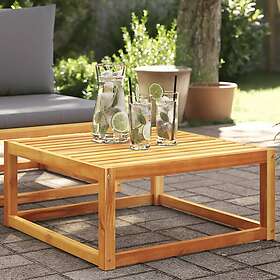vidaXL Trädgårdsbord 65x65x29 cm massivt akaciaträ 3278938