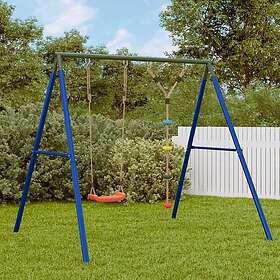 vidaXL Gungställning med gunga och klätterrep 3283588