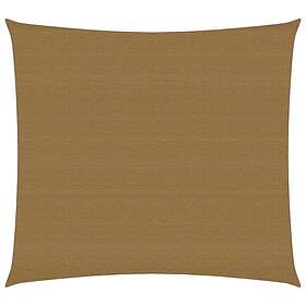 vidaXL Solsegel 160g/m² taupe 2,5x3 m HDPE 311397