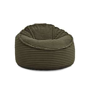 Bobochic Pouf ultra moelleux SOCRATE gros côtelé doux