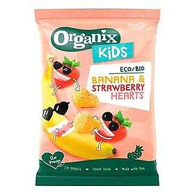 Organix Kids Banana & Strawberry hearts