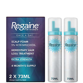 Regaine Women's Once A Day Hair Loss and Regrowth Scalp Foam Treatment with Minoxidil 2 x 73ml