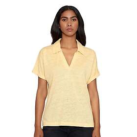 Knowledge Cotton Linen Bat Sleeve Polo Dam