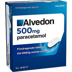 Alvedon 500mg 10 Tabletter