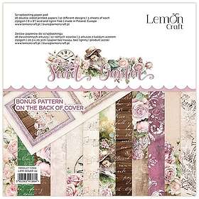 Lemon Craft Paper Pad 8x8 Secret Garden