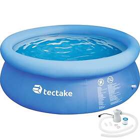 TecTake Pool rund med filterpump Ø 300 x 76 cm 