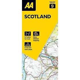 AA Road Map Scotland