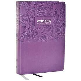 KJV, The Woman's Study Bible, Purple Leathersoft, Red Letter, Full-Color Edition
