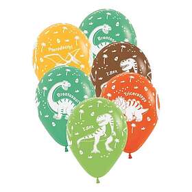 Ballonger Dinosaurie 6-pack