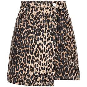 Neo Noir Kendra Leopard Skirt