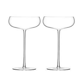 LSA International Wine Culture Champagne Saucer 2-pack