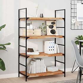 vidaXL Svävande hyllor 4 st 100x40x4 cm behandlat massivt akaciaträ 3279642