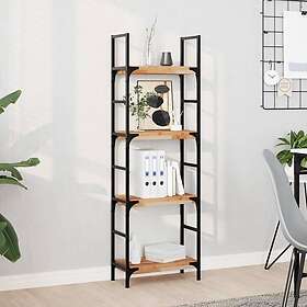 vidaXL Svävande hyllor 3 st 60x20x4 cm behandlat massivt akaciaträ 3279581