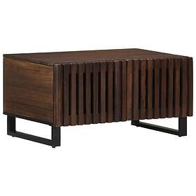 vidaXL Soffbord brun 80x51x40 cm massivt mangoträ 377463
