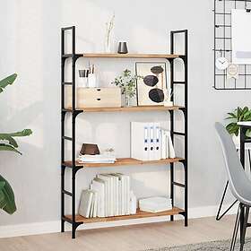 vidaXL Svävande hyllor 2 st 80x20x2 cm behandlat massivt akaciaträ 3279504