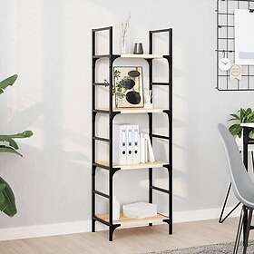 vidaXL Svävande hyllor 4 st 60x30x2 cm obehandlat massivt akaciaträ 3279370