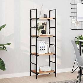 vidaXL Svävande hyllor 4 st 40x30x2 cm behandlat massivt akaciaträ 3279526