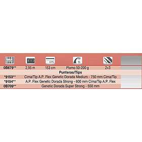 Tubertini Genetic Dorada Bottom Shipping Rod Guld 2,95 m