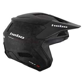 Hebo Zone Race Carbon Forged Open Face Helmet Svart
