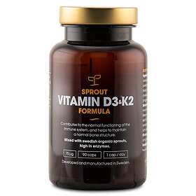 Essence of Sprout Vitamin D3+K2 90 kaps