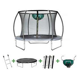 Habitat et Jardin Trampoline prestige jumper 3,05 m et panier basket